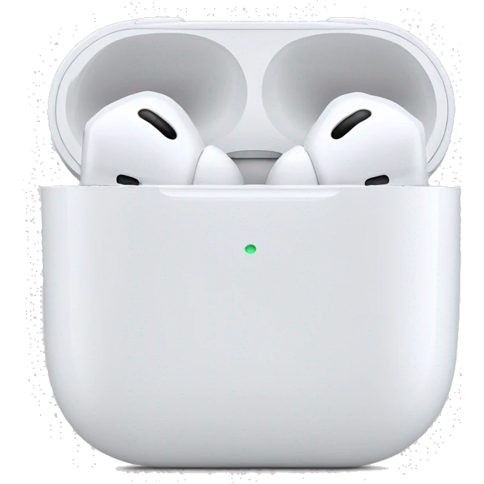 AirPods Pro with no case emoji