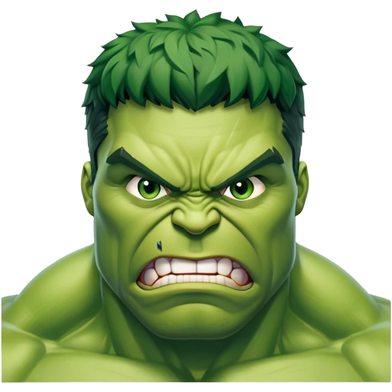 Hulk from Marvel emoji