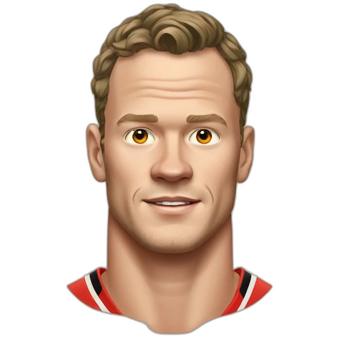 Jonathan Toews as beach bum emoji