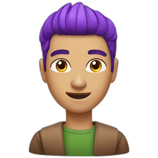 Tulipán morado emoji