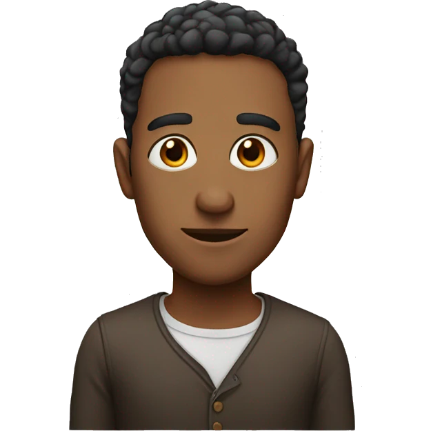 portrait of a brown-eyed man emoji