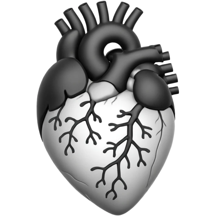 embryo silhouette inside a heart emoji