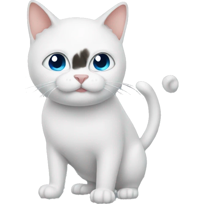 cat doing sigma emoji