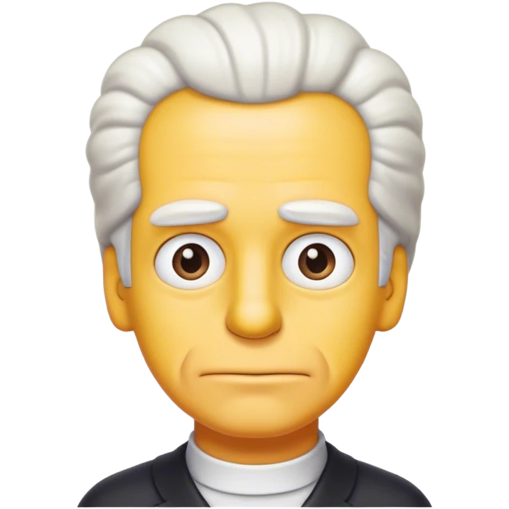 Simpson white hair emoji
