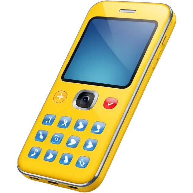 sarı cep telefonu emoji
