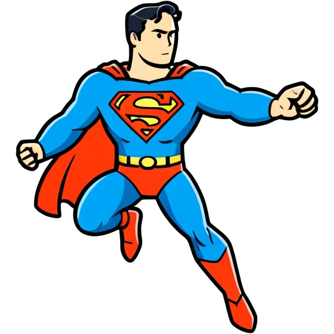 Super man  emoji