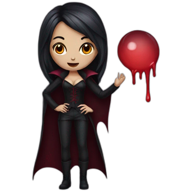 vampire scene girl emoji