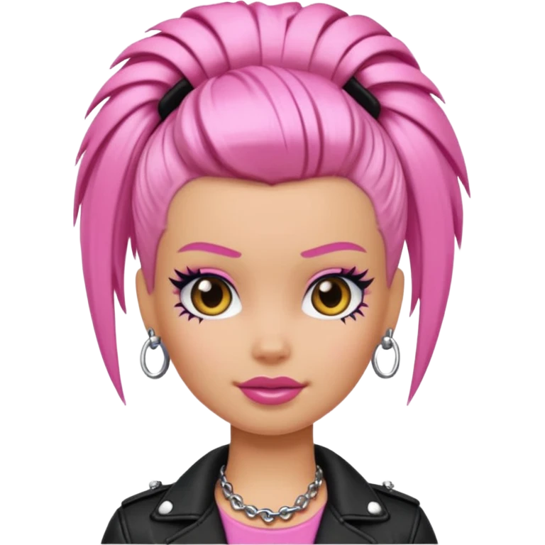 lave en punk barbie emoji emoji