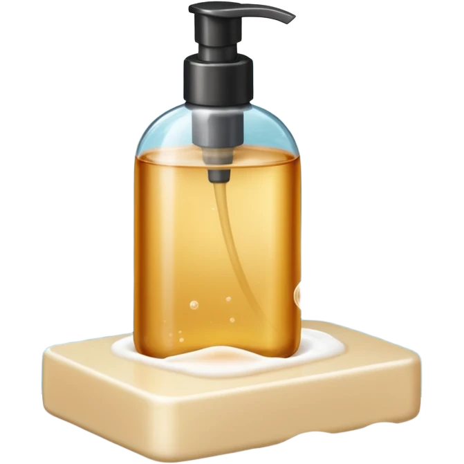 Soap and shampoo emoji