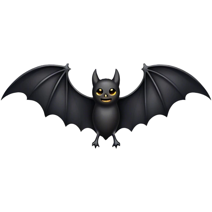 CREEPY BAT WINGS WIDE OPEN emoji