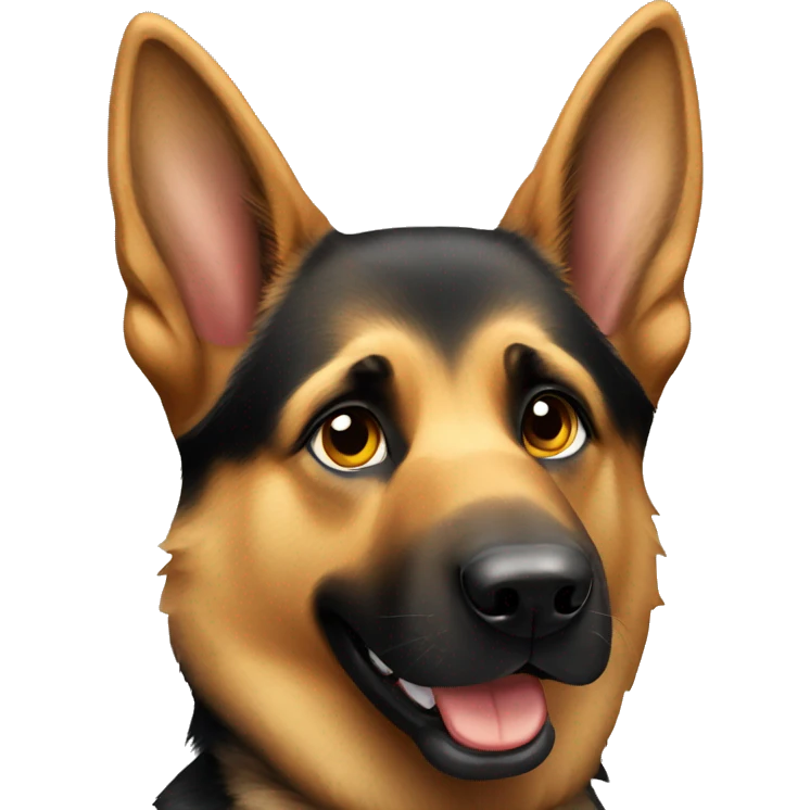 german shepherd  emoji
