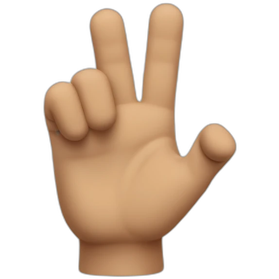 super mario hand point emoji