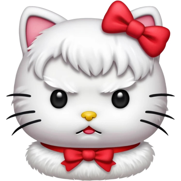 angry hello kitty  emoji