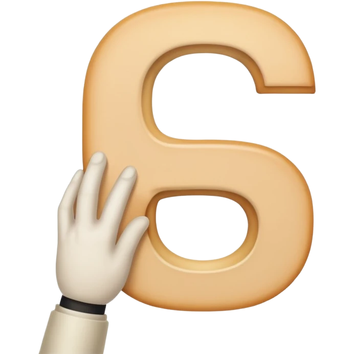 hand signal letter C emoji