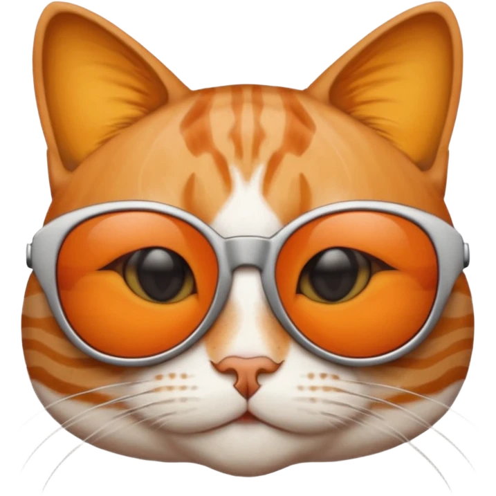 Cat wearing sunglasses emoji