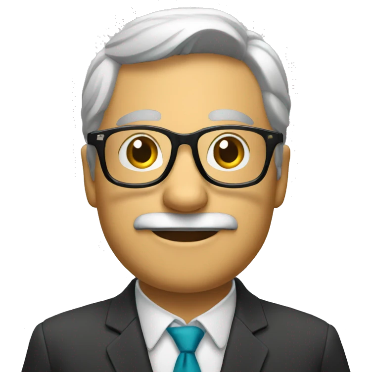 glasses with mr.yoso in it emoji