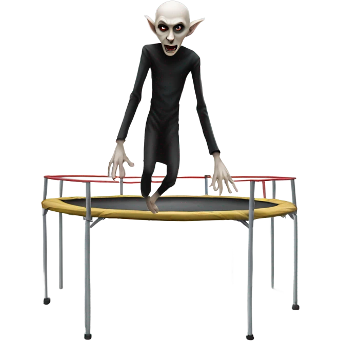 Nosferatu on a trampoline  emoji