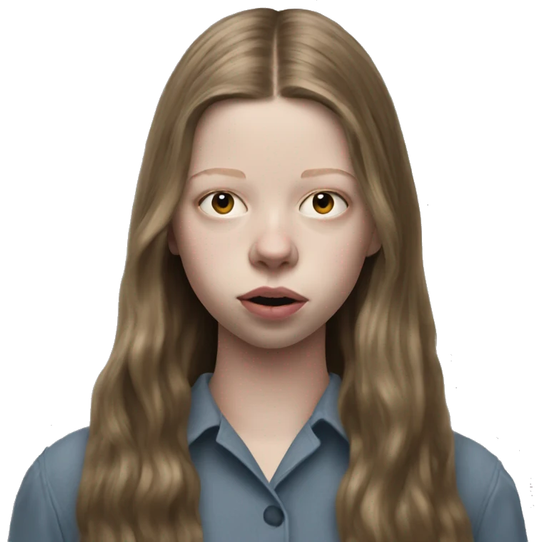 Realistic Mia Goth emoji