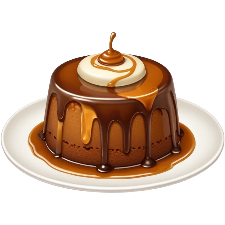 Sticky toffee pudding emoji