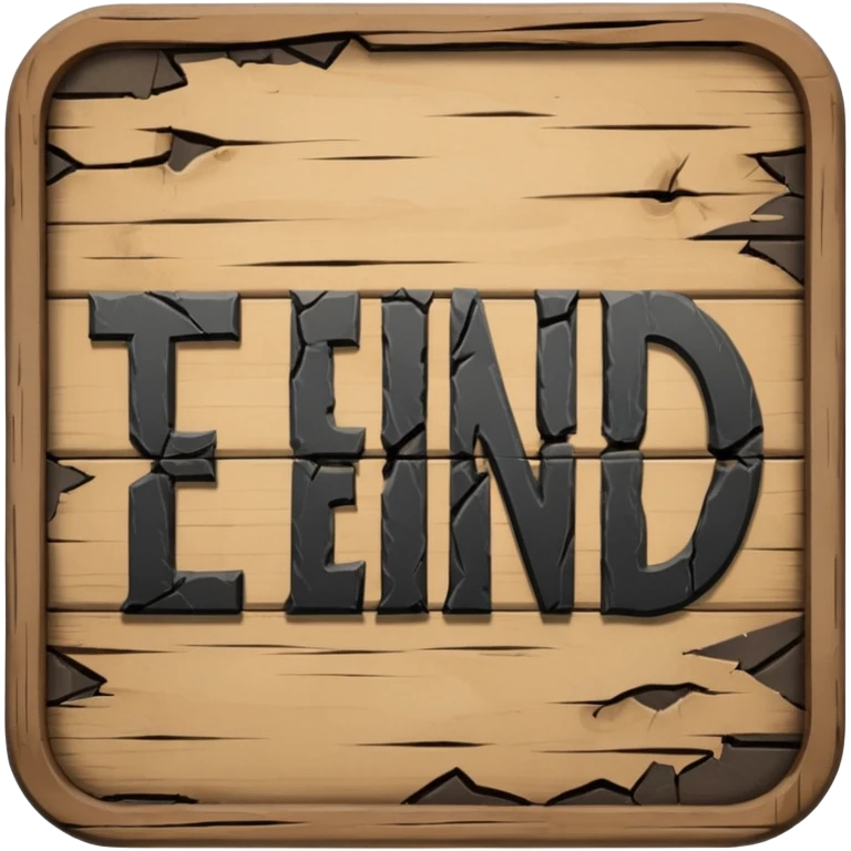 THE END emoji