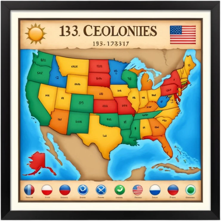 13 colonies emoji