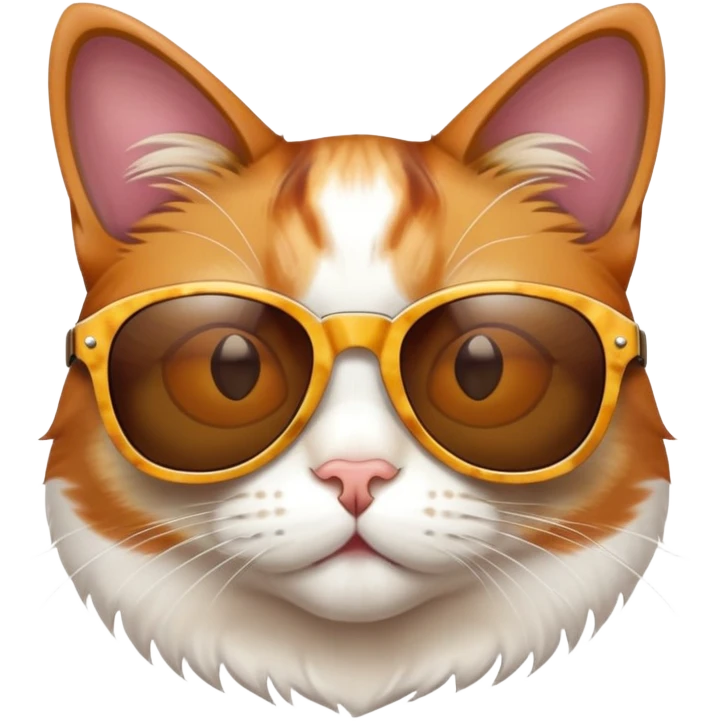 Cat wearing sunglasses emoji