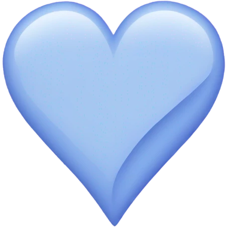 Periwinkle broken heart emoji