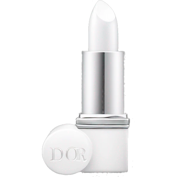 White Dior lipstick  emoji