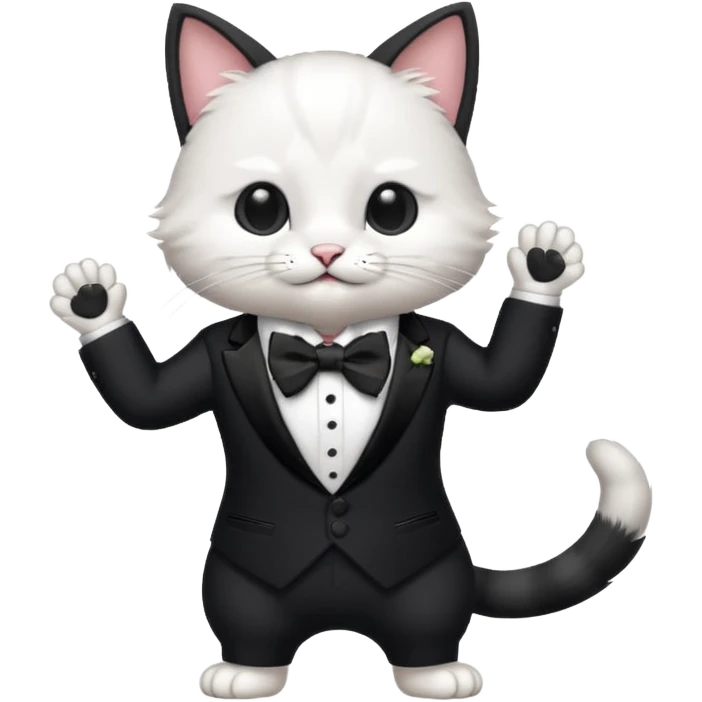 Dans eden kedi emoji