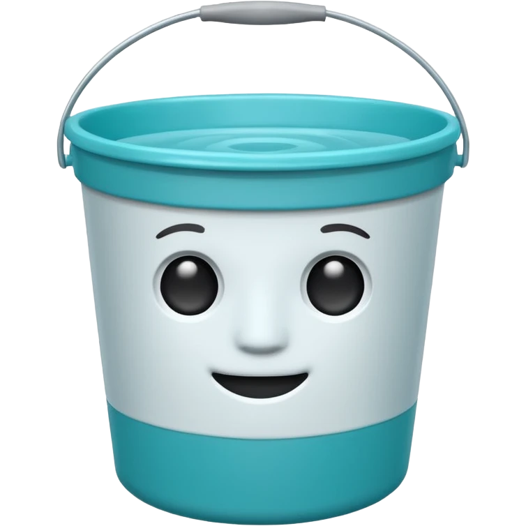 mop and turquoise bucket emoji