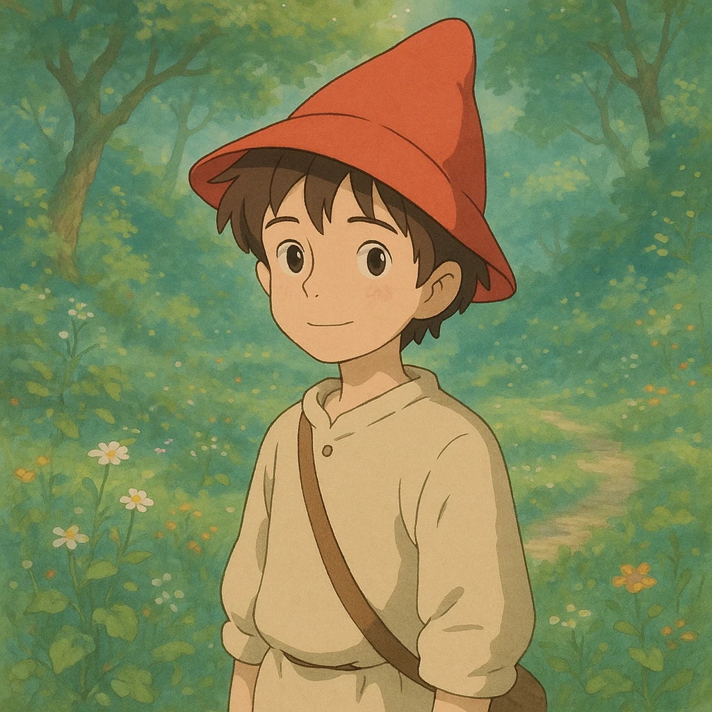 boy with red hat emoji
