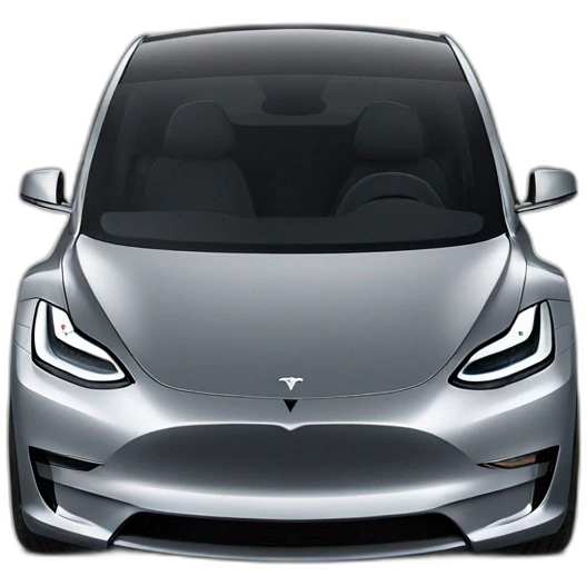 tesla model y car photo emoji