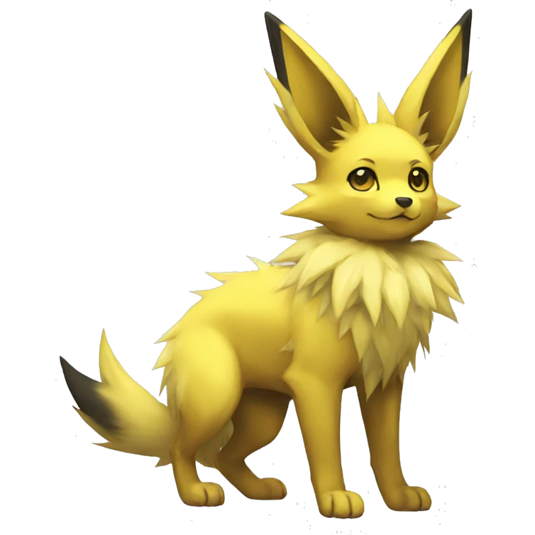 Jolteon-Umbreon full body emoji