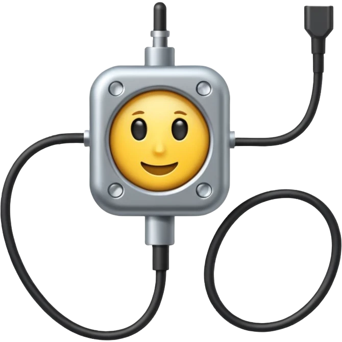 a sensor with a wire and a sensor for tracking emoji