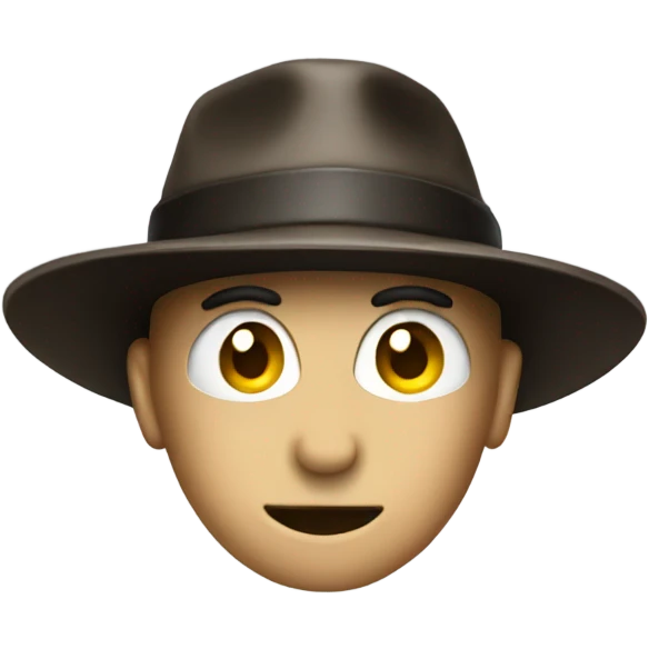 detective hat emoji