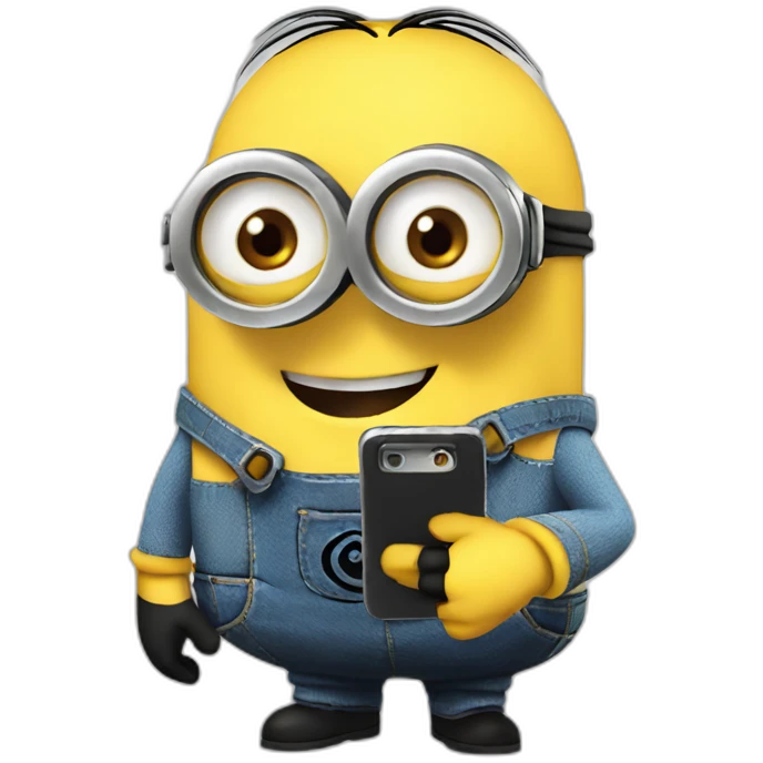 minions-with-phone emoji
