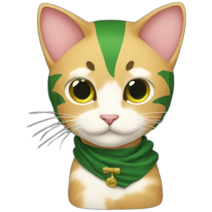 zoro as a cat emoji