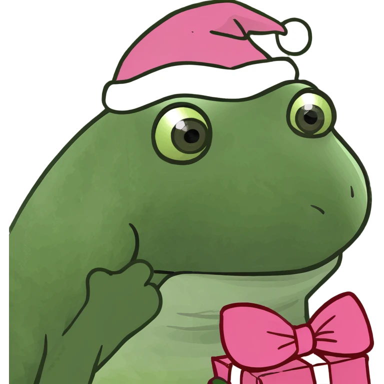Pink girly Christmas  emoji