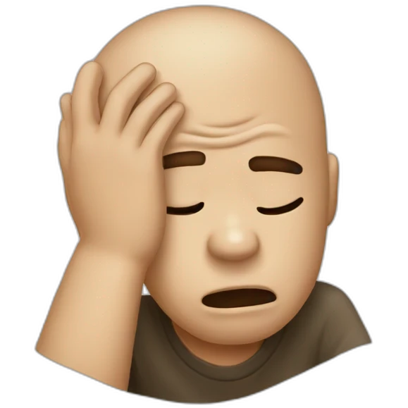 facepalm emoji