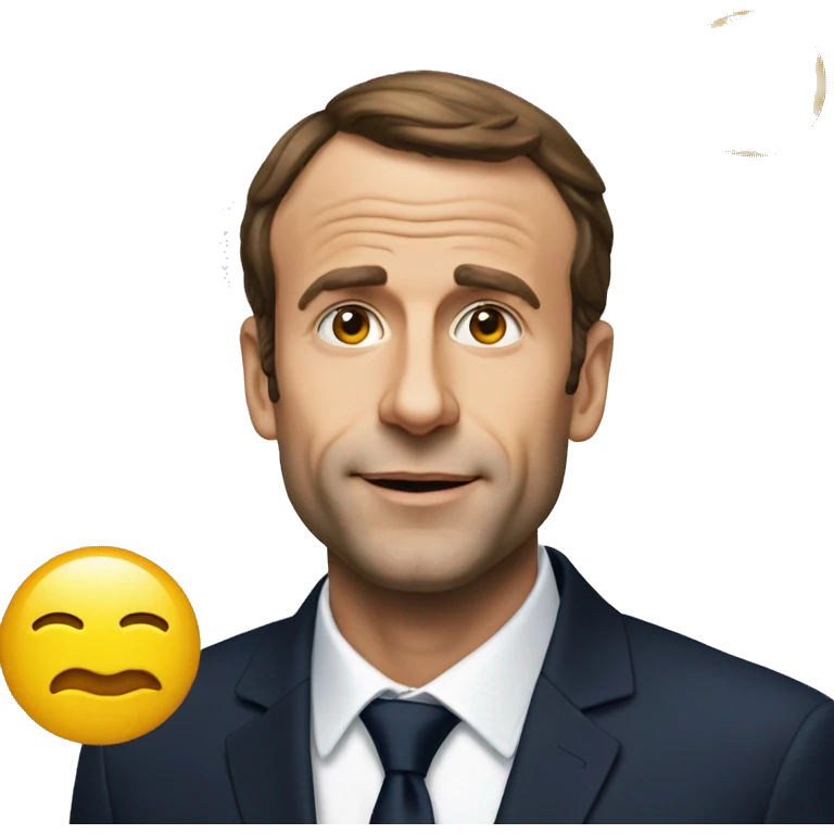Macron qui dit ok emoji