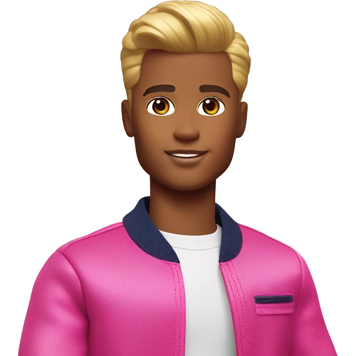 Barbie ken ken look left emoji