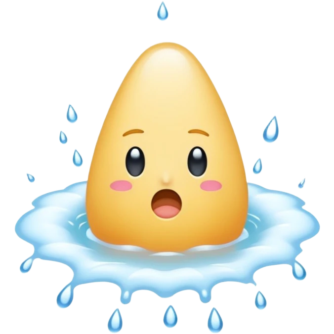Dick entering a wet white vagina emoji