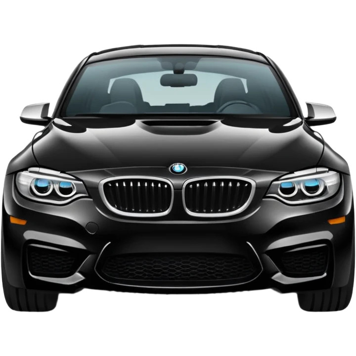 BMW with black  emoji