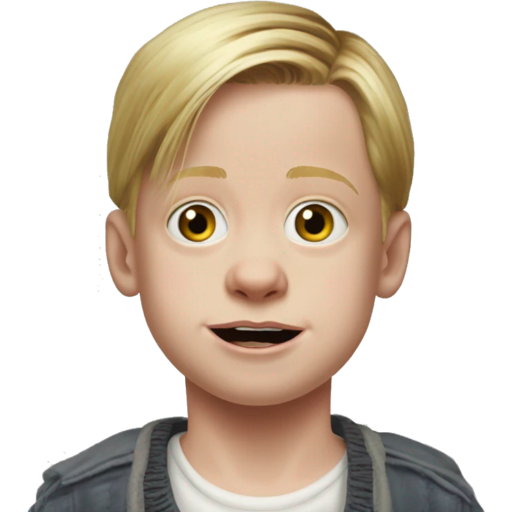 macaulay culkin child from Home Alone realistic emoji