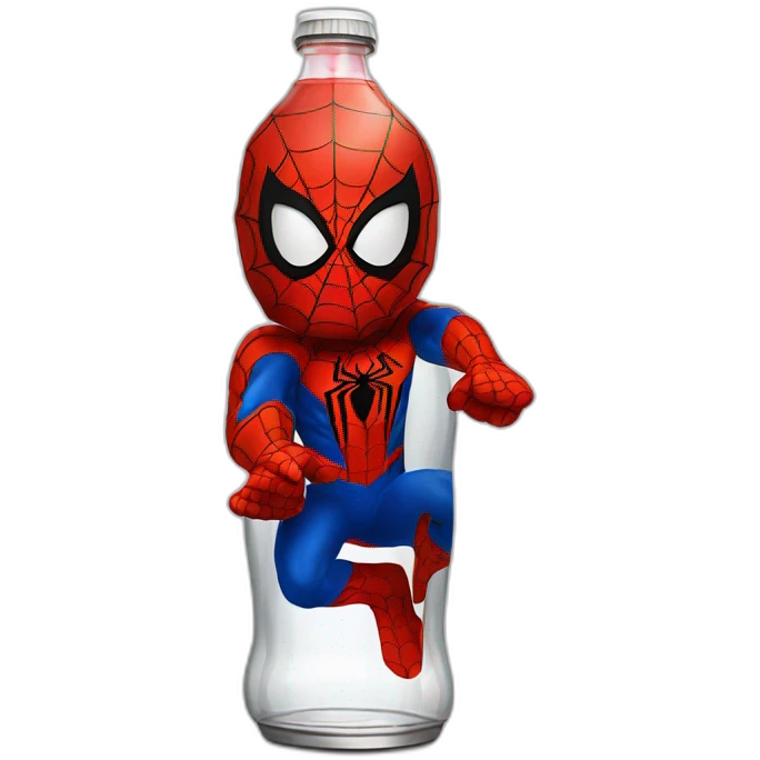 spiderman drink cocacola emoji