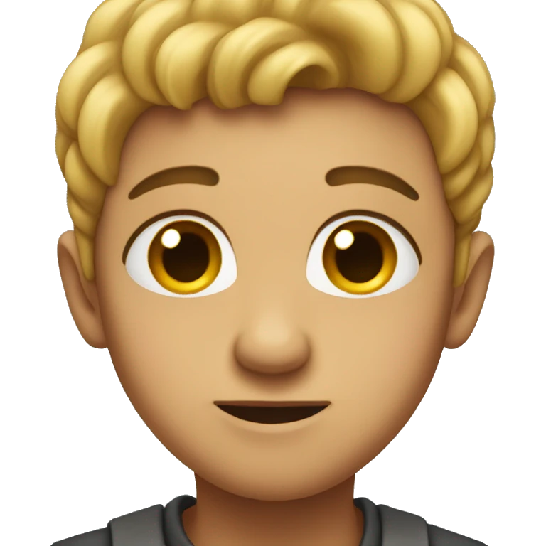 Blushing looking down emoji