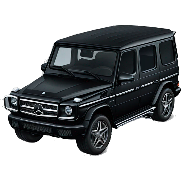 Black Mercedes G wagon  emoji