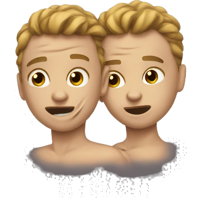 Twins fighting  emoji