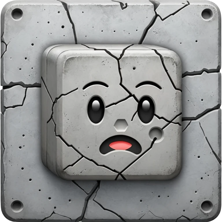 A Block saying "internet" lying on a street emoji