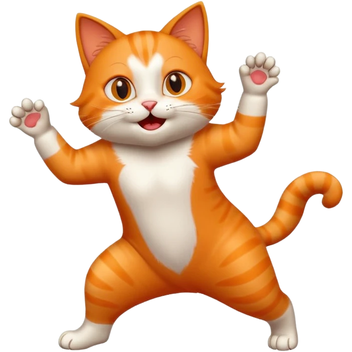Cat dancing  emoji